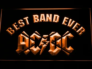 AC/DC Star Best Band Ever LED Neon Sign
