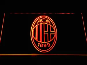 AC Milan Crest LED Neon Sign