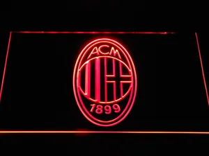 AC Milan Crest LED Neon Sign