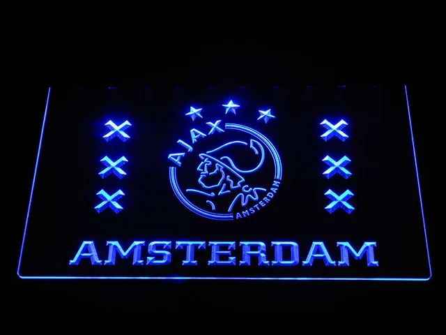 Ajax Logo 2 LED Neon Sign