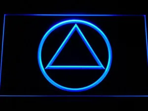 Alcoholics Anonymous LED Neon Sign