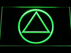 Alcoholics Anonymous LED Neon Sign