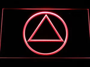 Alcoholics Anonymous LED Neon Sign