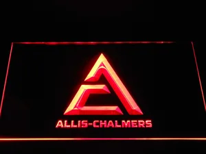 Allis-Chalmers Triangle Logo LED Neon Sign
