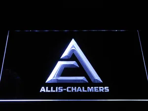 Allis-Chalmers Triangle Logo LED Neon Sign