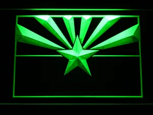 Arizona Cardinals Flag LED Neon Sign
