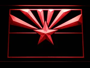 Arizona Cardinals Flag LED Neon Sign