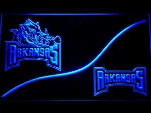 Arkansas Razorbacks Split LED Neon Sign
