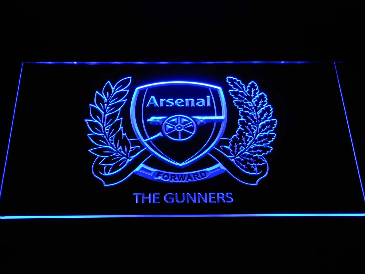 Arsenal F.C. 125th Anniversary Logo LED Neon Sign