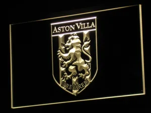 Aston Villa FC 2000-2007 Logo LED Neon Sign - Legacy Edition