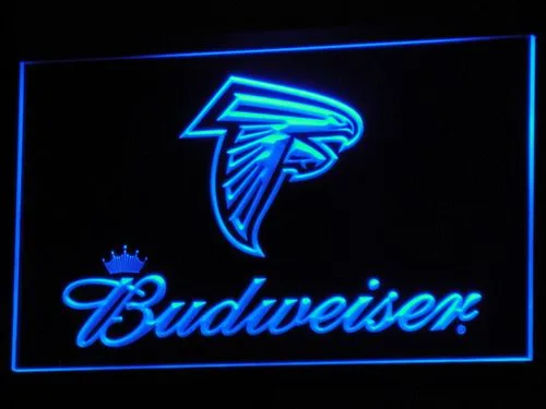 Atlanta Falcons Budweiser LED Neon Sign