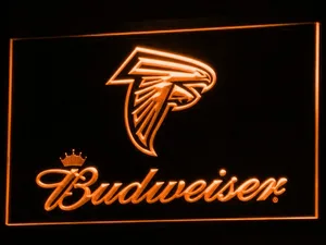 Atlanta Falcons Budweiser LED Neon Sign