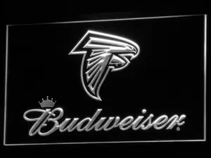Atlanta Falcons Budweiser LED Neon Sign