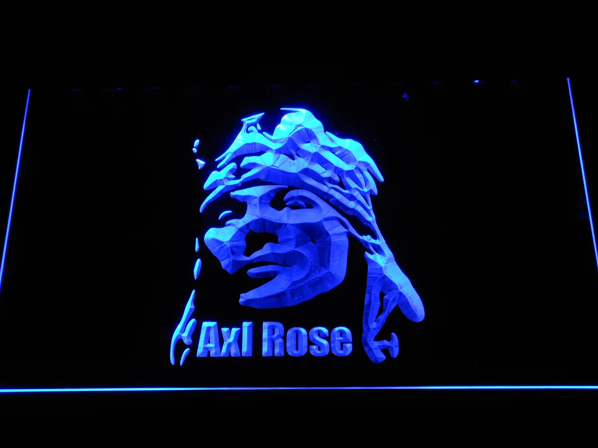 Axl Rose LED Neon Sign