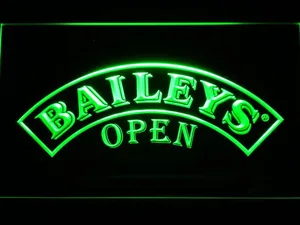 Baileys Open LED Neon Sign