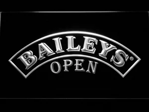 Baileys Open LED Neon Sign