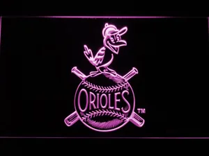 Baltimore Orioles 1954-1965 LED Neon Sign - Legacy Edition