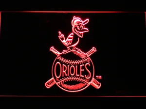 Baltimore Orioles 1954-1965 LED Neon Sign - Legacy Edition