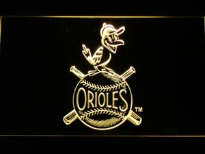 Baltimore Orioles 1954-1965 LED Neon Sign - Legacy Edition