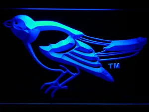 Baltimore Orioles 1989-1997 LED Neon Sign - Legacy Edition
