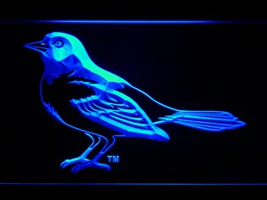 Baltimore Orioles 1999-2008 Oriole LED Neon Sign - Legacy Edition