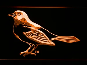 Baltimore Orioles 1999-2008 Oriole LED Neon Sign - Legacy Edition