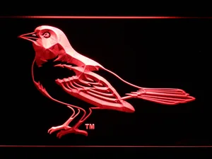 Baltimore Orioles 1999-2008 Oriole LED Neon Sign - Legacy Edition