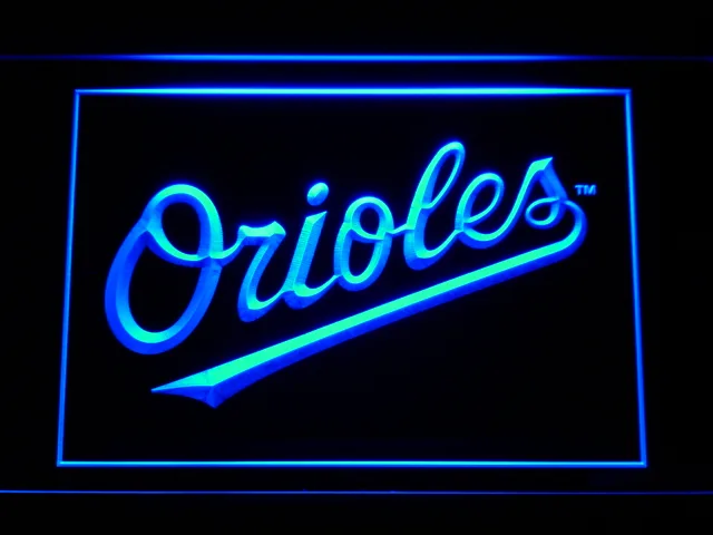 Baltimore Orioles 4 LED Neon Sign