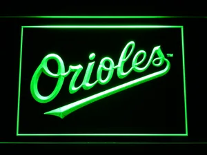 Baltimore Orioles 4 LED Neon Sign