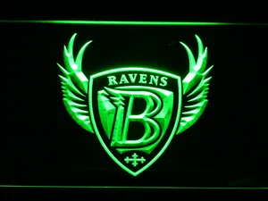 Baltimore Ravens 1996-1998 B LED Neon Sign - Legacy Edition
