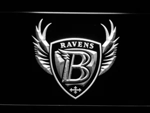 Baltimore Ravens 1996-1998 B LED Neon Sign - Legacy Edition