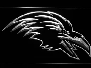 Baltimore Ravens 1996-1998 Raven Head LED Neon Sign - Legacy Edition