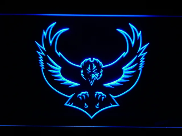 Baltimore Ravens 1996-1998 Raven LED Neon Sign - Legacy Edition