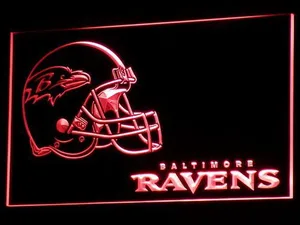 Baltimore Ravens 2 LED Neon Sign