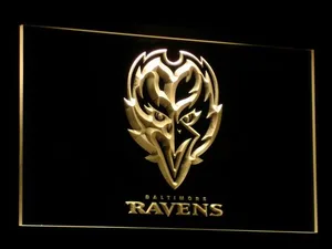 Baltimore Ravens Raven LED Neon Sign