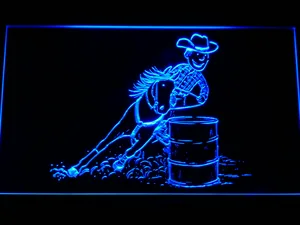 Barrel Racing 1 LED Neon Sign