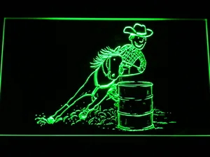 Barrel Racing 1 LED Neon Sign