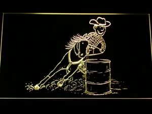 Barrel Racing 1 LED Neon Sign