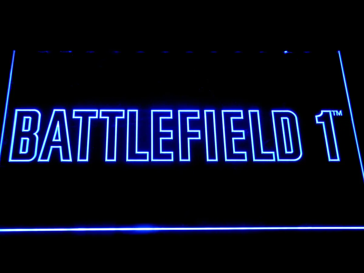 Battlefield 1 LED Neon Sign