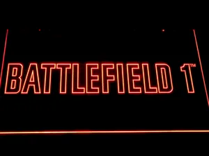 Battlefield 1 LED Neon Sign