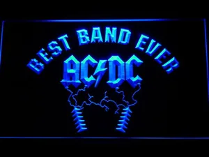 Best Band Ever AC/DC LED Neon Sign