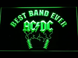 Best Band Ever AC/DC LED Neon Sign