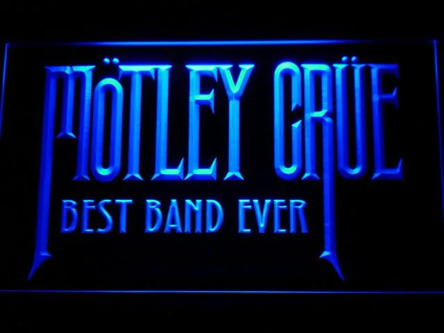 Best Band Ever Motley Crue LED Neon Sign