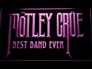 Best Band Ever Motley Crue LED Neon Sign