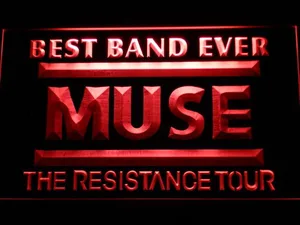 Best Band Ever MUSE LED Neon Sign