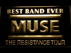 Best Band Ever MUSE LED Neon Sign