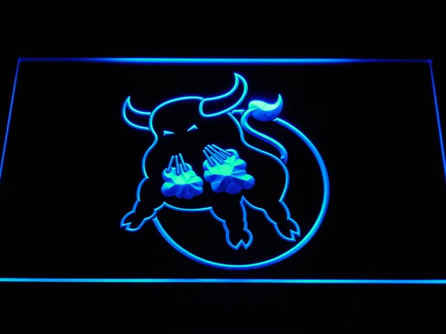 Birmingham Bulls Logo LED Neon Sign - Legacy Edition
