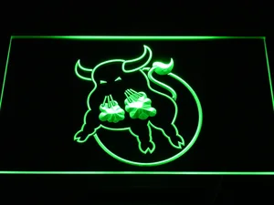Birmingham Bulls Logo LED Neon Sign - Legacy Edition