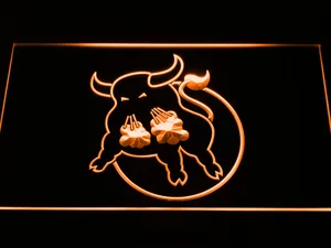 Birmingham Bulls Logo LED Neon Sign - Legacy Edition