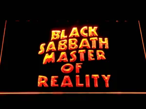Black Sabbath Master of Reality LED Neon Sign